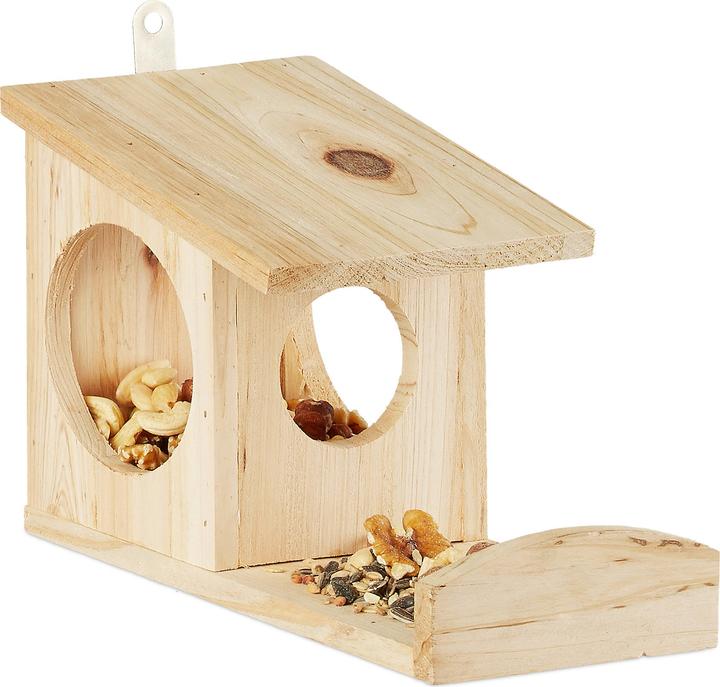 Produktbild Relaxdays Eichhörnchen Futterhaus