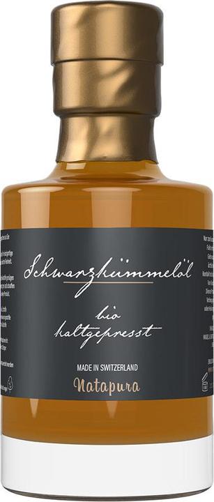 Natapura Bio zertifiziertes Schwarzkümmelöl (kaltgepresst) (Körperöl, 100 ml)