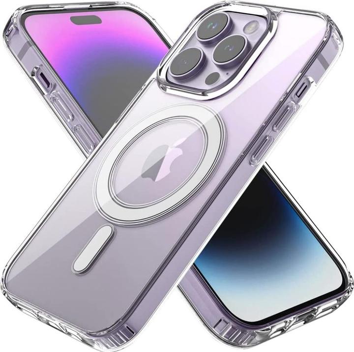 Productafbeelding Screenguard Magnetische Apple iPhone 14 Pro Max Clear Case MagSafe Cover (Apple iPhone 14 Pro Max)