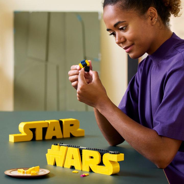 Actual product image LEGO Star Wars™ logo made from bricks (75407, LEGO Star Wars)