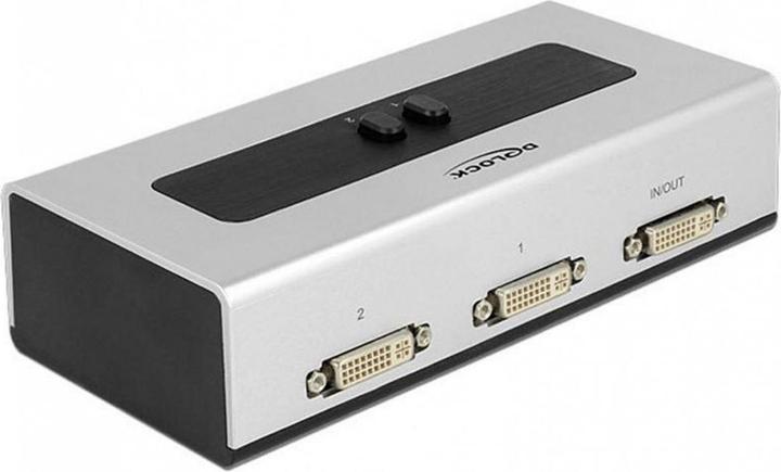 Actual product image Delock 2Port DVI Switchbox, Duallink 24+5
