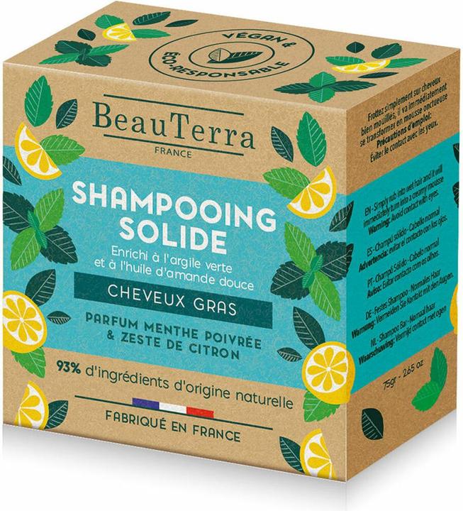 Actual product image BeauTerra Shampoo Solid Oily Hair (Solid shampoo)