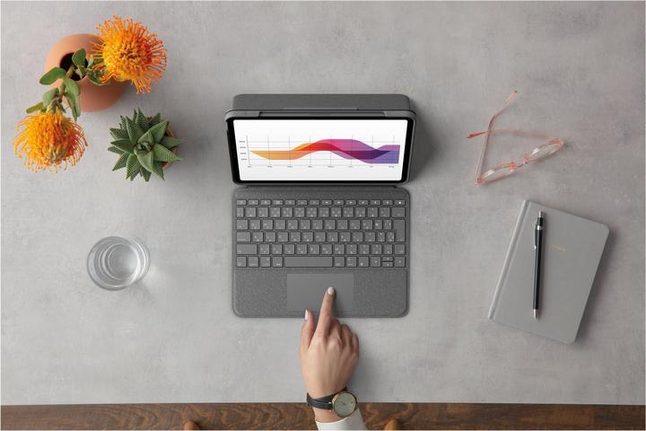 Immagine prodotto Logitech Folio Touch (Ing. Int., iPad Air 2020 (4. Gen), iPad Air 2022 (5a generazione))