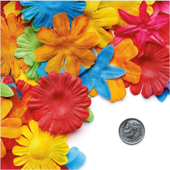 Produktbild Colorations Bunte Stoffblumen, 300 Stück.