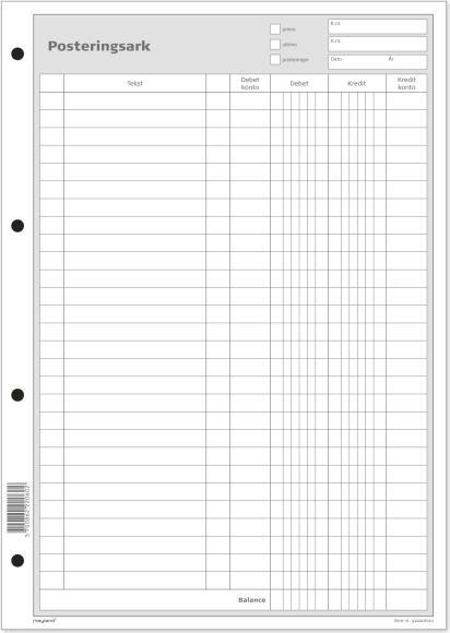 Produktbild Mayland-Burde Posteringsark 100bl 210x300mm 92 2206 00 (210 x 300 mm)