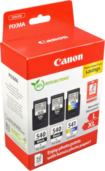 Produktbild Canon PG-540Lx2/CL-541XL (M, C, Y, BK)