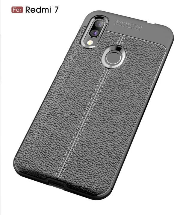 Produktbild Screenguard Xiaomi Redmi 7 Hülle Leather Design TPU Cover (Xiaomi Redmi 7)