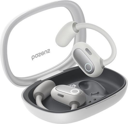 Produktbild Baseus Eli Fit Open- Ear Headset Drahtlose Konnektivität/Musik USB Typ-C Bluetooth Weiss (7.50 h, Kabellos)