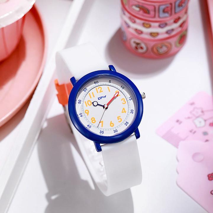 Produktbild VR Shinecon Kinderuhr Modell Flex, Weiss
