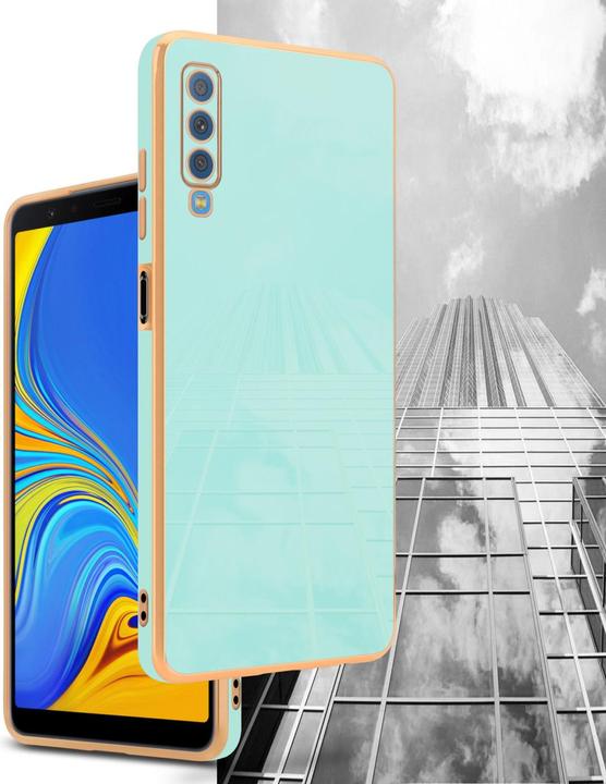 Produktbild Cadorabo Hülle für Samsung Galaxy A7 2018 im TPU mit Kameraschutz LM130 Style (Samsung Galaxy A7 (2018))