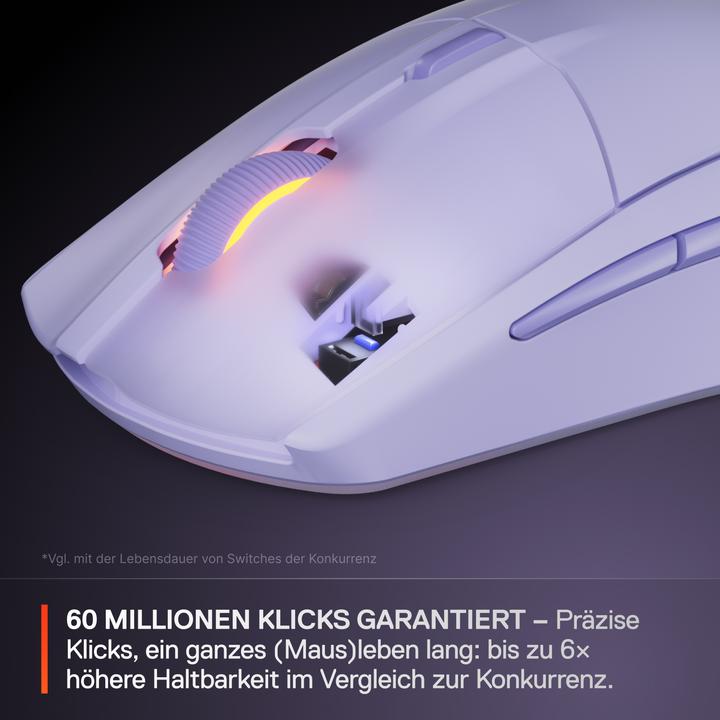 Productafbeelding SteelSeries Rival 3 WL Gen 2 - Lavender (Draadloze)