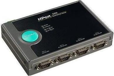 Produktbild Moxa NPORT 5450-T - 4-Port RS-232422485 Geräteserver, -40 bis 75C Betriebstemperatur