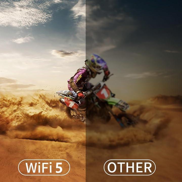 Produktbild Lqwell HY300 PRO Mini Beamer mit Android 11, WiFi 6, Bluetooth 5.0 (4K, 160 lm)