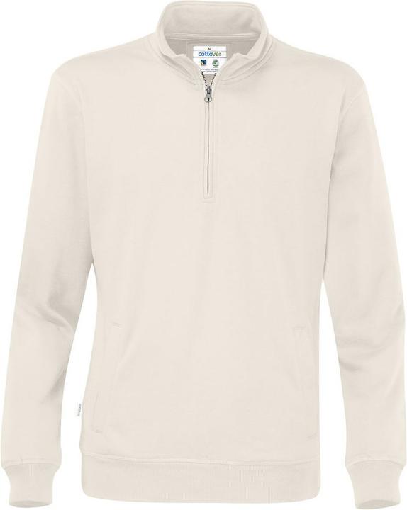 Cottover Sweatshirt Mit Halbem Reissverschluss (L)