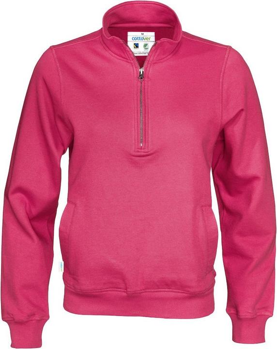 Cottover Sweatshirt mit halbem Reissverschluss (L)