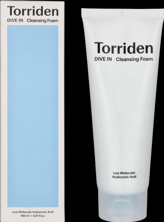 Actual product image Torriden DIVE-IN Low Molecular Hyaluronic Acid Cleansing Foam (Foam, 150 ml)