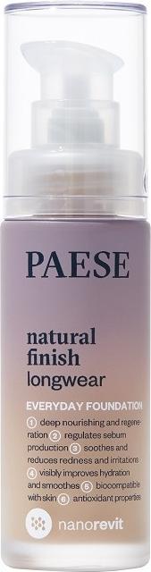 Actual product image Paese Natural Finish Longwear Everyday Foundation długotrwały podkład o naturalnym wykończeniu 02 (02)