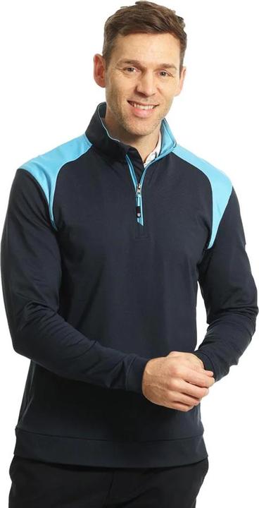 Image du produit Island Green Mens Colour Block Panelled Golf Top Layer (L)