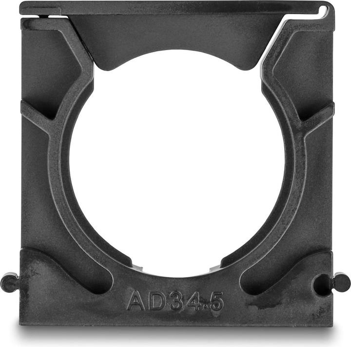 Productafbeelding Delock Snoerbuishouder 34,5 mm, 4 stuks, zwart (Kabeldoorvoer, 5.10 cm)