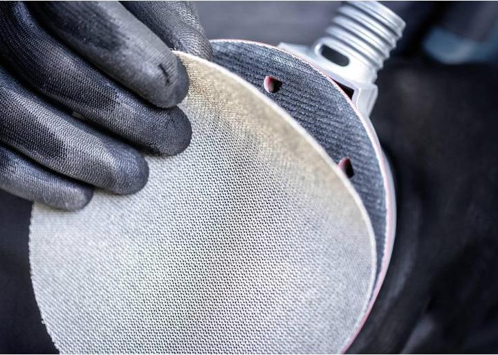 Actual product image Bosch Professional Zubehör EXPERT M480 Sanding net for random orbital sander, 150 mm, G 80, 50 pieces (80)