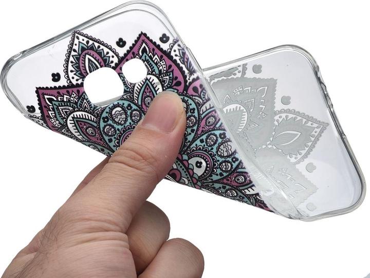Produktbild König Design Henna Cover für Samsung Galaxy J5 2016 Case Schutz Hülle Silikon Tattoo Bunt Neu (Samsung Galaxy J5 (2016))