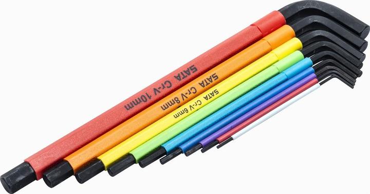 Actual product image MGA SATA 9-piece hex key set - ST09107CHBSJ