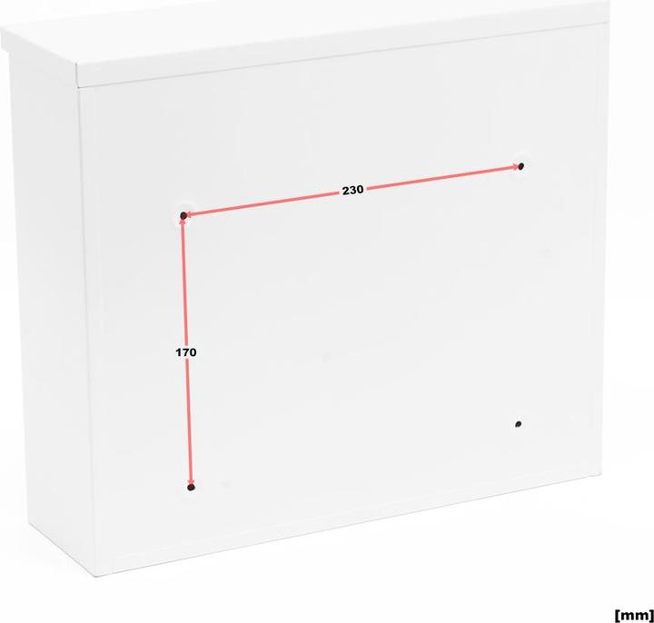 Actual product image Wiltec Design Mailbox V13 Letterbox Postbox Pillar Letter Mail Box