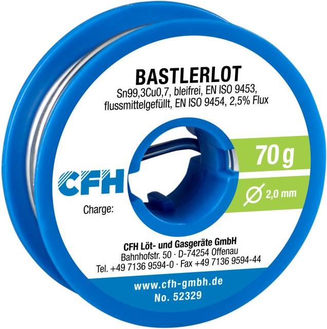 CFH Bastlerlot BL 329, bleifrei, 70g