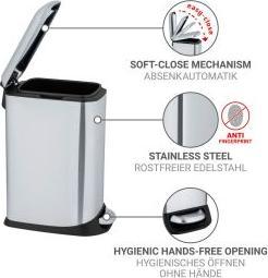 Immagine prodotto Wenko Design del cestino a pedale Easy-Close (20 l)