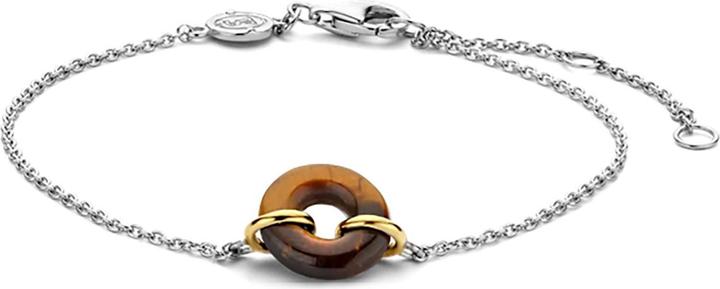 Immagine prodotto Ti Sento Milano Bracciale con pietra marrone occhio di tigre 2968TE (20 cm, Argento 925)