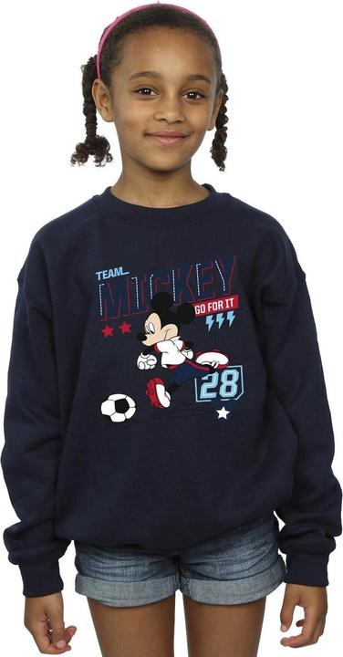 Produktbild Disney Mickey Mouse Team Mickey Football Sweatshirt Mädchen (116)