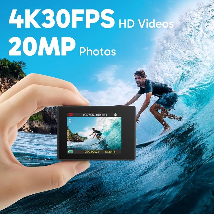 Immagine prodotto Akaso Action Cam 4K30FPS mit Fernbedienung (WiFi)