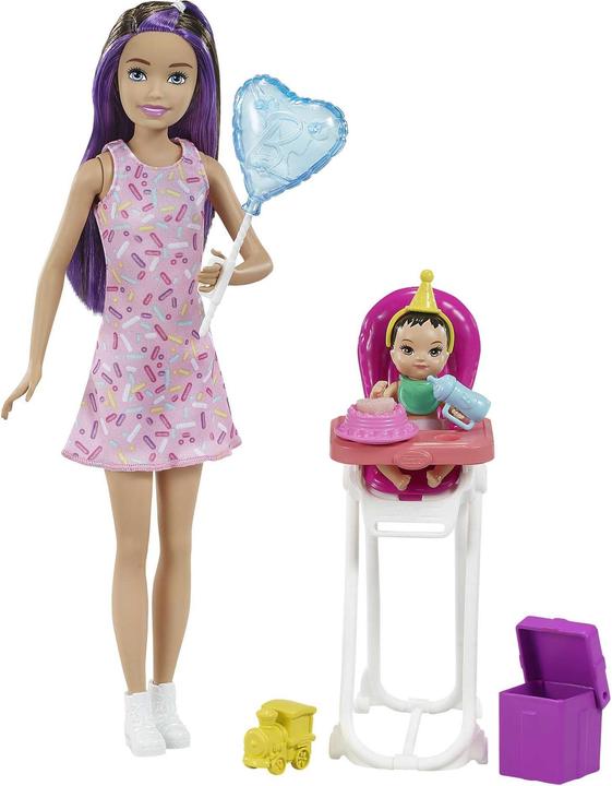 Image du produit Barbie Coffret Skipper Babysitter Anniversaire - Poupée Mannequin - Dès 3 ans