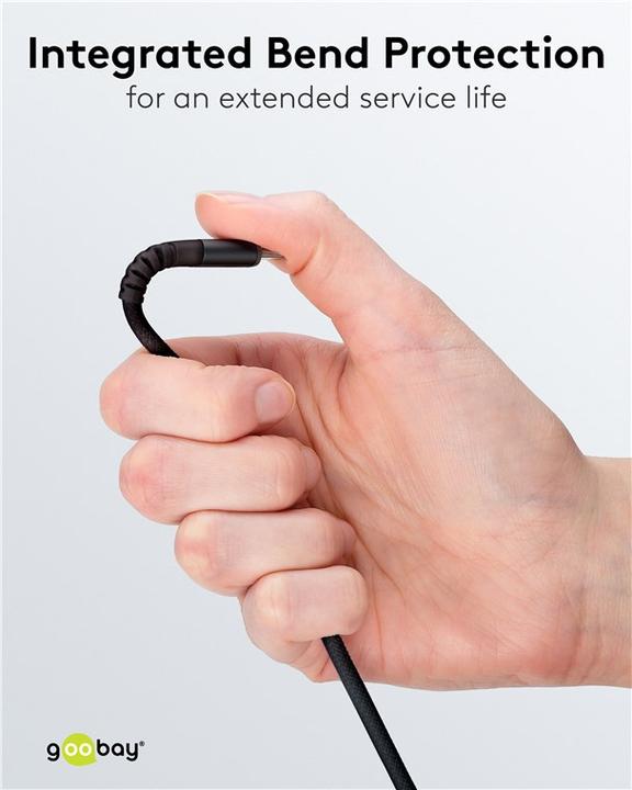 Actual product image Goobay 73953 (1 m, USB 2.0, 60 W)