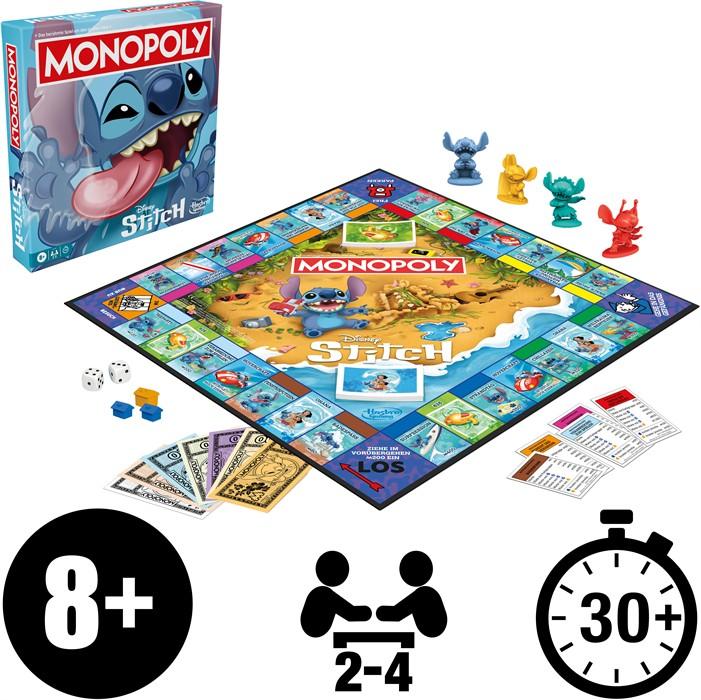 Image du produit Hasbro Gaming Monopoly Stitch (Allemand)