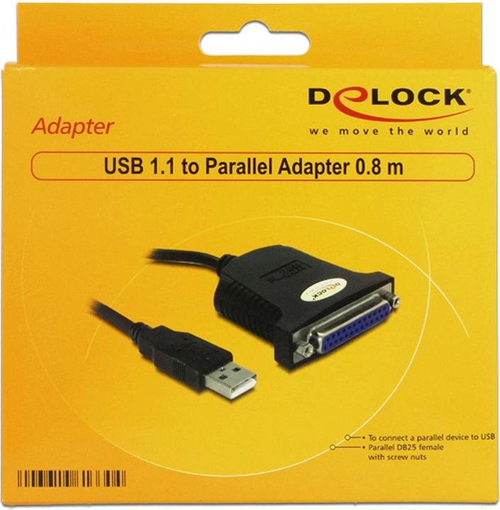 Actual product image Delock USB - Parallel Adapter (0.80 m, Parallel (printer))