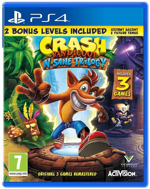 Actual product image Activision Sony Crash Bandicoot N. Sane Trilogy, PS4 PlayStation 4 (PS4, EN)