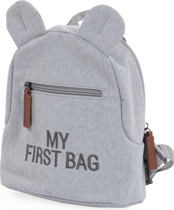 Actual product image Childhome Kinderrucksack "My First Bag" canvas grau