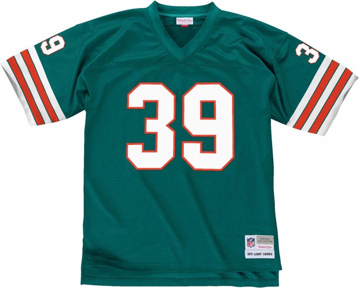 Mitchell & Ness NFL Legacy Jersey - Miami Dolphins 1972 Larry Csonka - S (S)