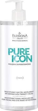 Actual product image Farmona PROFESSIONAL Pure Icon Multifunctional Micellar Gel For Facial & Eye Make-Up Removal (Gel, 500 ml)