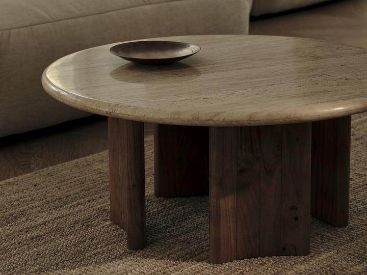 Image du produit Micadoni Table Basse, "Cleo", Marron Clair, 80x80x35