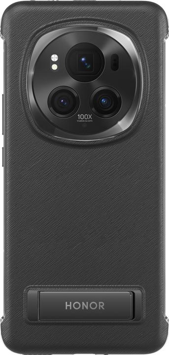 Honor Magic6 Pro -suojakuori telineellä, musta (ZTE Nubia Red Magic 6 Pro)