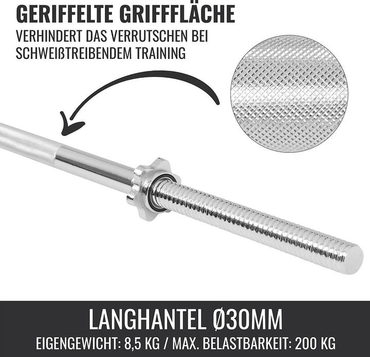 Produktbild Gorilla Sports Langhantelstange