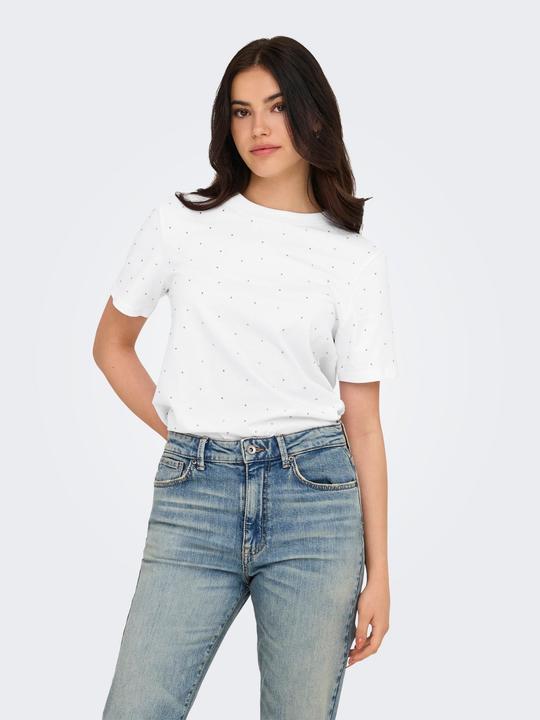 Produktbild Only Onlmonja S/S Studs Tee Jrs (S)