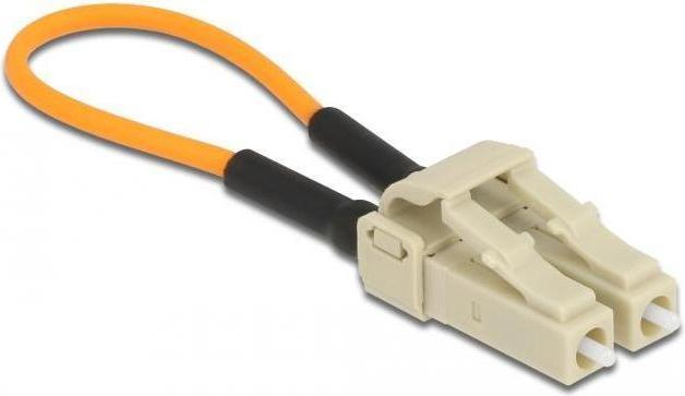 Produktbild Delock LWL Loopback Adapter LC / OM1 Multimode beige