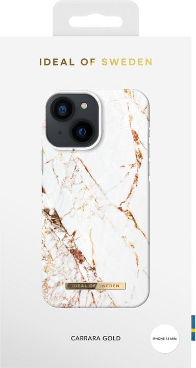 Produktbild iDeal Of Sweden Designer Hard-Cover Carrara Gold (Apple iPhone 13 mini)