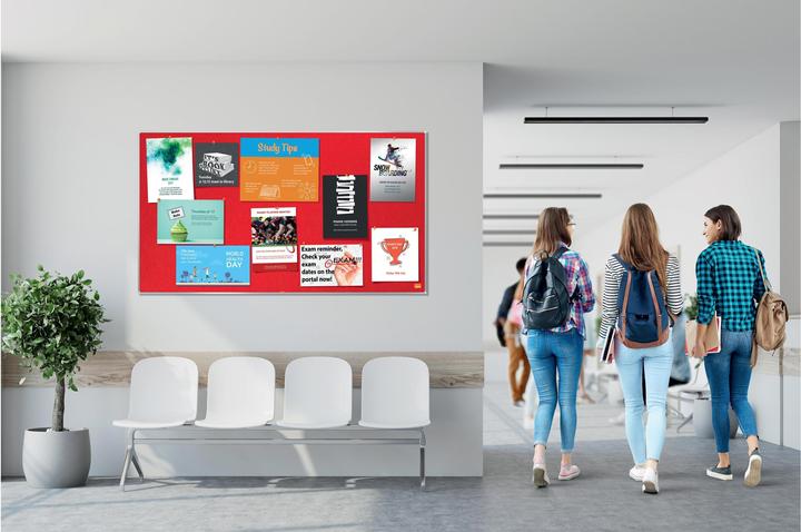 Immagine prodotto Nobo Pannello di feltro Impression Pro 1915422 rosso, 87x155cm (Bacheca, 87 x 155 cm)