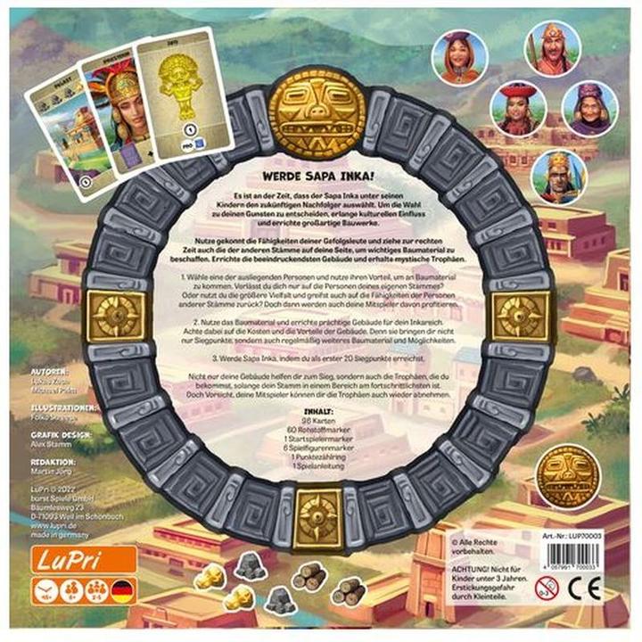 Produktbild LuPri Kennerspiel Sapa Inka (Deutsch)