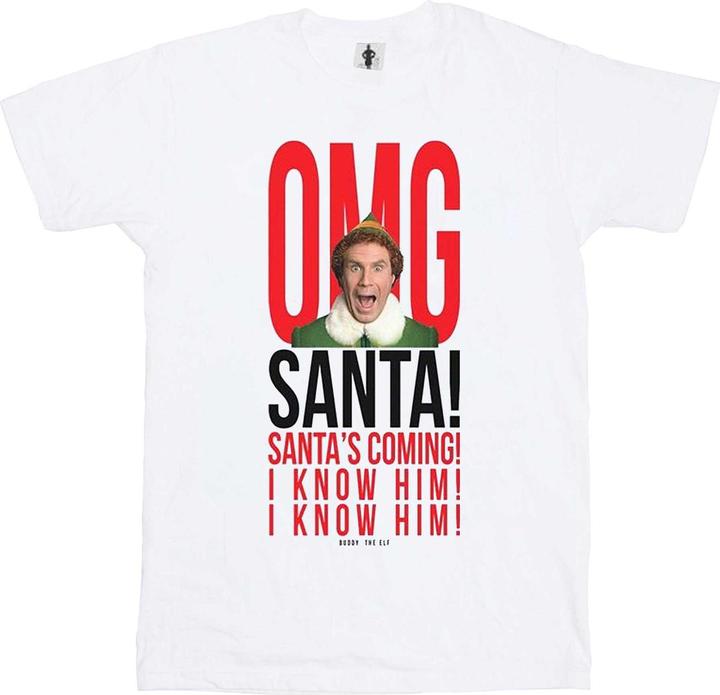 Elf OMG Santa I Know Him TShirt (XL)