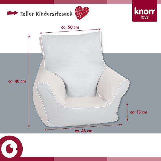 Image du produit Knorrtoys Kindersitzsack - "Einhorn pink" (Fauteuil pour enfants)